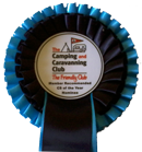 The Camping and Caravanning Club Rosette.