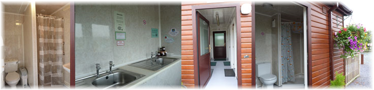 Campsite Facilities at Llyn Leisure, Aberdaron, Llyn Peninsula, Gwynedd, North Wales.